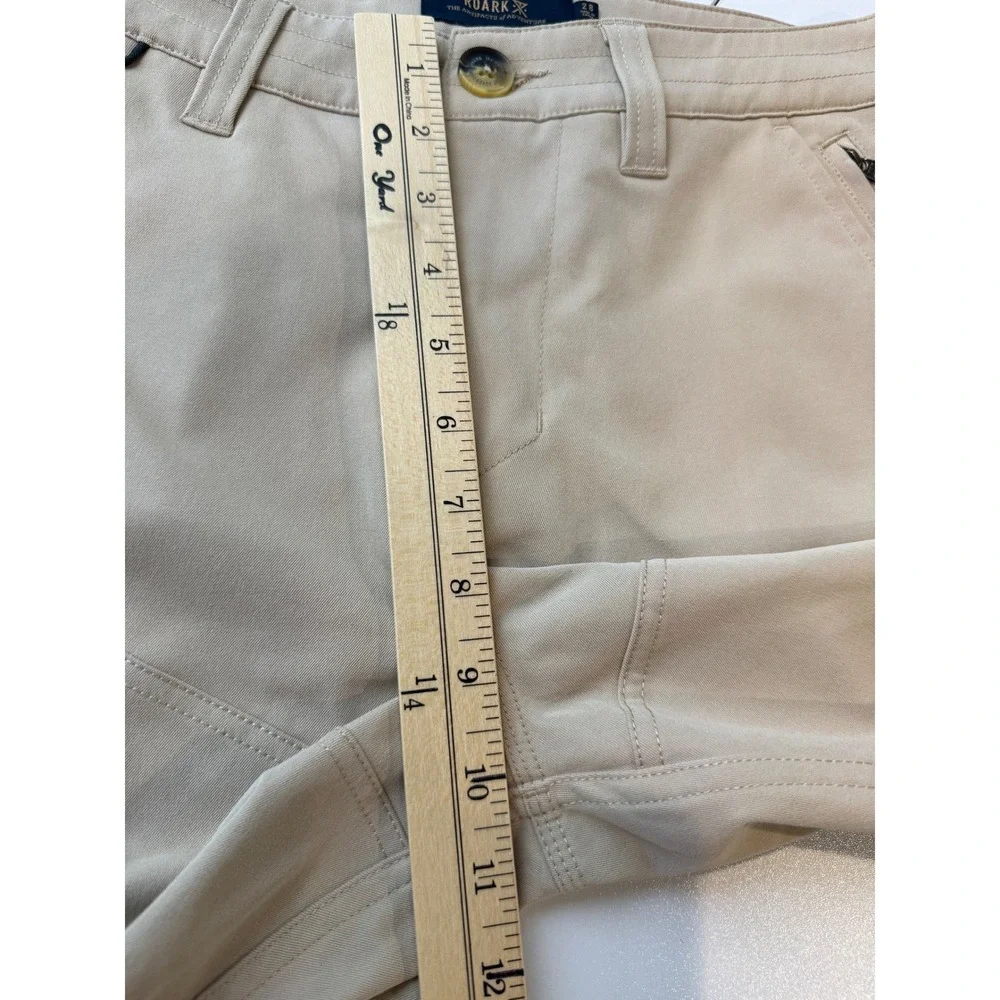 Roark Long Road Shorts Mens 28 Tan Hiking Adventure Outdoor Utility Gorpcore